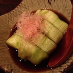 和食　貴山 - 大長茄子の焼き浸し（６８０円）２０１４年１０月
