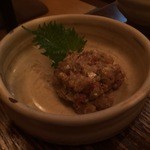 居酒屋 しゃきっと - しまあじ　なめろう