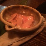 居酒屋 しゃきっと - 活かわはぎ刺　肝