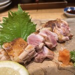 炭火焼鳥 きち蔵 - 名古屋コーチンももたたき
