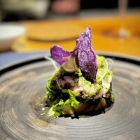 日本のイタリア料理店 sai - 太刀魚　焼き茄子
                      太刀魚の火入れといい、茄子の香ばしさといい、とても好みでした。この日一番は、こちらかな。