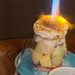 神戸ナイトカフェ - トロトロにバーナーで炙ってくれる