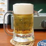 温鮮酒場 ちょんまげ - サッポロ黒ラベル生ビール