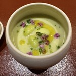 314276451 - 赤卵と枝豆の茶碗蒸し