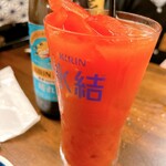 呑み場 ウメダうめだ - 生トマトチューハイ❗️めちゃ美味かった‼️