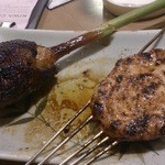 もつ焼き ウッチャン 新宿思い出横丁 - 谷中つみれ＆ブレンズ（豚脳）