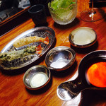 一宝 - 今年で3回目の訪問。
            
            秋とゆう事もあり、天ぷらには銀杏やハモ、しめの天丼もいつもと変わらず美味しかったです。