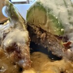 ベリーベリーファーム上田 レストラン - アボガドハンバーグ