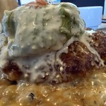 ベリーベリーファーム上田 レストラン - アボガドハンバーグ