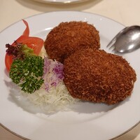 レストラン香味屋 - メンチカツ