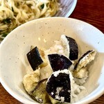 Ramen FeeL - 追い飯（茄子の衣揚げがのってます）✨