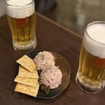 南風花 - オリオンビールとお通し