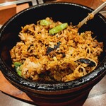 米沢牛炭火焼肉 上杉 - 石焼カルビビビンバクーポンランチ(1100円)　※期間限定メニューのため、現在食べられないかもしれません