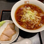 喜多方ラーメン 坂内 - 和風冷やしラーメン(990円)