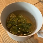 Ash - セットのスープ　レタス入り