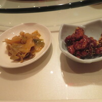 中国料理 陽明殿 - 搾菜・胡桃飴炊き