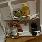 万助楼 - 冷蔵庫の飲み物は無料で飲めます♪(๑ᴖ◡ᴖ๑)♪