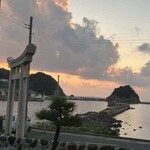 万助楼 - 食事処からの景色です(๑′ᴗ‵๑)