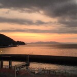 湯の児 海と夕やけ - 