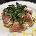 旬菜和味 - いちぢく生ハムサラダ