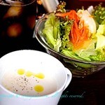 カフェ下北沢フラット - スープとサラダ