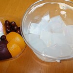 菓子舗 日影茶屋 - 日影あんみつ（セパレート）