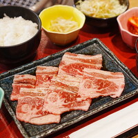 旅亭 まんぷく 六本木ヒルズ店 - カルビ定食 (￥1,380)