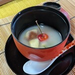 天麩羅割烹 味舌 - 白あんしるこ