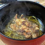 天麩羅割烹 味舌 - かき揚げ蕎麦