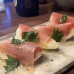 炭焼もくもく - 生ハムいちじく