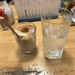 立ち呑み さわ好 - レモンサワー　玉子豆腐