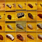 鮨 関野 - 食べ放題(この写真以上食べました)