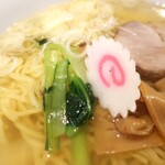 市々ラーメン - ナルト＆小松菜