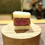 まとい 銀座 - シャトーブリアンカツサンド