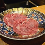 まとい 銀座 - 融点が低く、すでに脂が溶け出して、、、