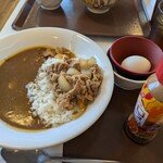 すき家 - 料理写真:牛カレー+温玉