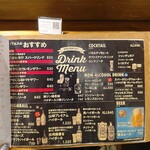 餃子とスパークリング バブルス - ドリンクメニュー