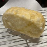 芦屋天がゆ - だし巻き玉子の天ぷら  天つゆで