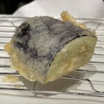 芦屋天がゆ - ナスの天ぷら 天つゆで