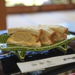 日本料理 新茶家 - 玉子焼きサンド