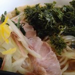 中華そば たかばん - 冷やし煮干しそば 950円 大盛 100円