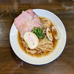 ラゥメン大地 - モーニング貝らぅめん（醤油）600円