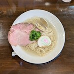 ラゥメン大地 - モーニング貝らぅめん（塩）600円