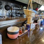 ラゥメン大地 - カウンター席