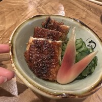 うなぎ家 しば福や - うざく（きゅうりと蒲焼きを美味しいお酢で涼やかに。）