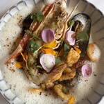 ル・プリスティン レストラン 東京 - 手長海老メイン