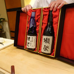 沢田鮨 - K先生が持ってきた、日本酒♡