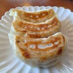 鳥楽苑 - 餃子焼き方から旨い