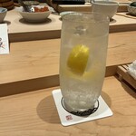 浅草壽司清 - レモンサワー