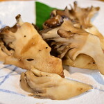 一二三 - マイタケバター焼490円